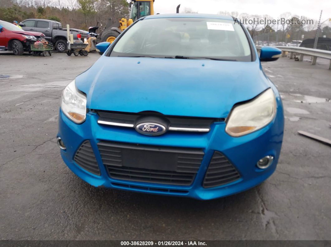 2014 Ford Focus Se Blue vin: 1FADP3F2XEL121444