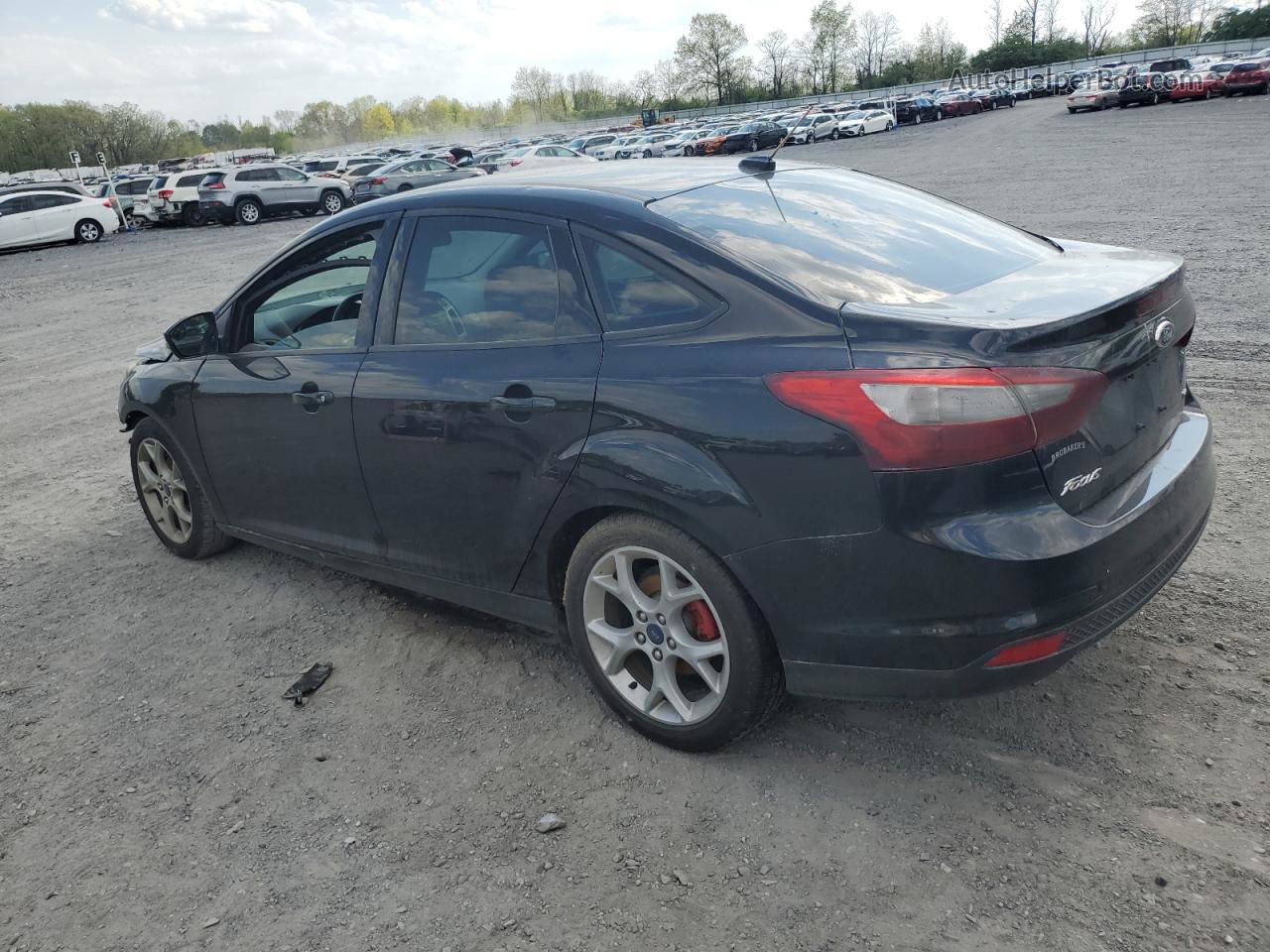 2014 Ford Focus Se Черный vin: 1FADP3F2XEL205697