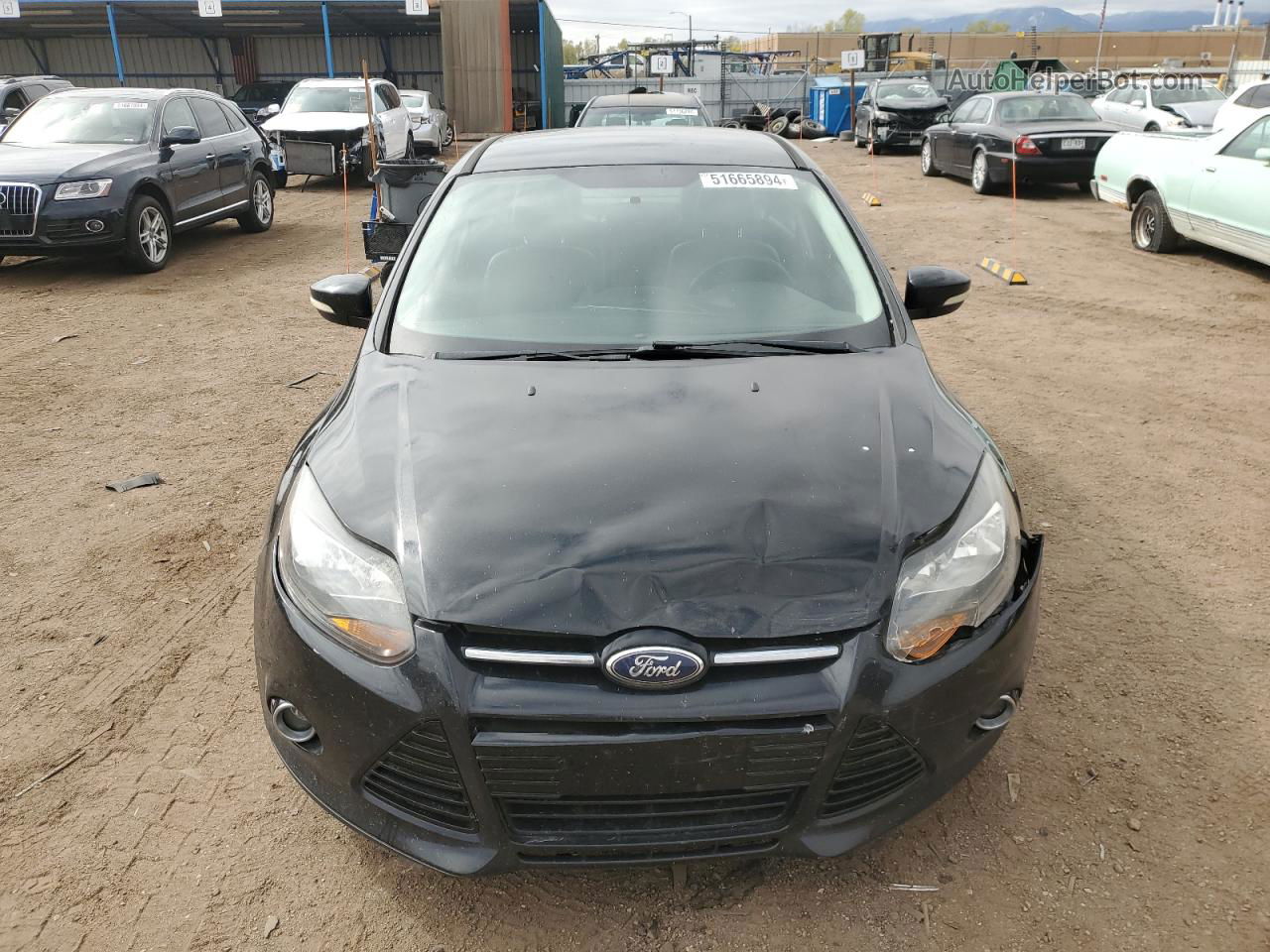 2014 Ford Focus Se Черный vin: 1FADP3F2XEL224024