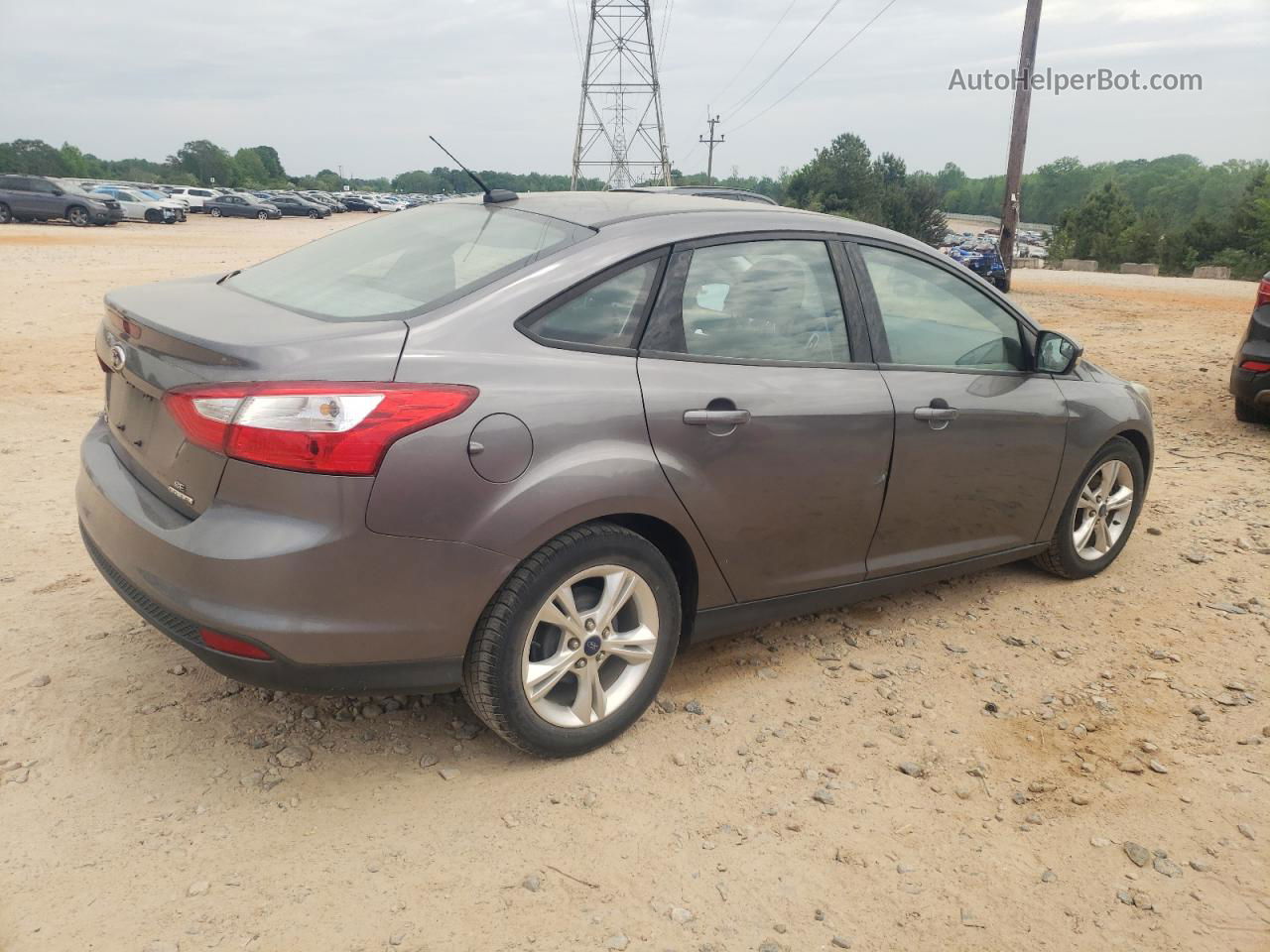 2014 Ford Focus Se Silver vin: 1FADP3F2XEL279721