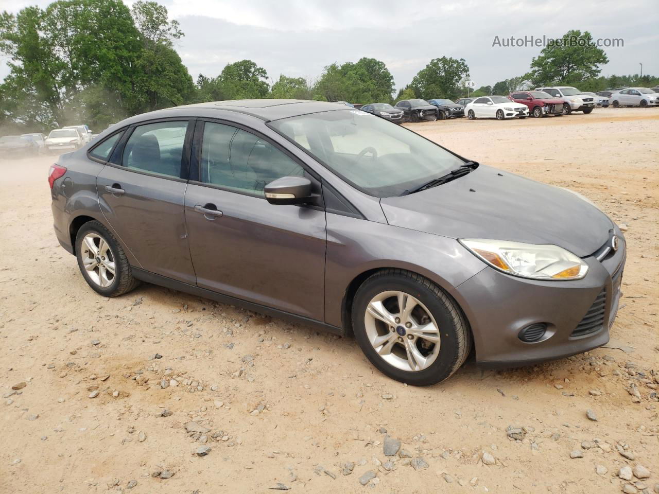 2014 Ford Focus Se Silver vin: 1FADP3F2XEL279721