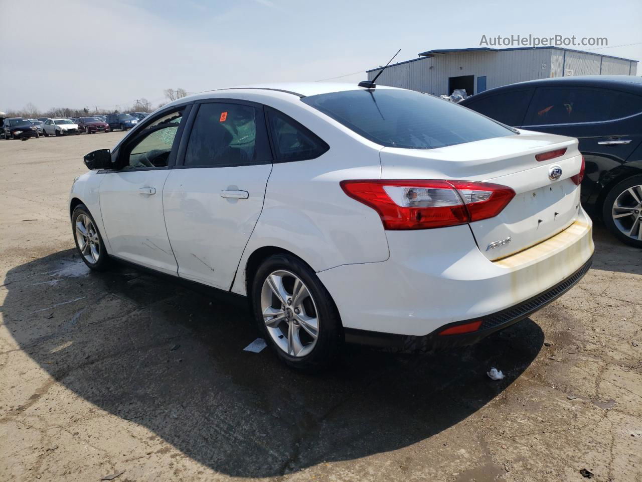 2014 Ford Focus Se White vin: 1FADP3F2XEL306304