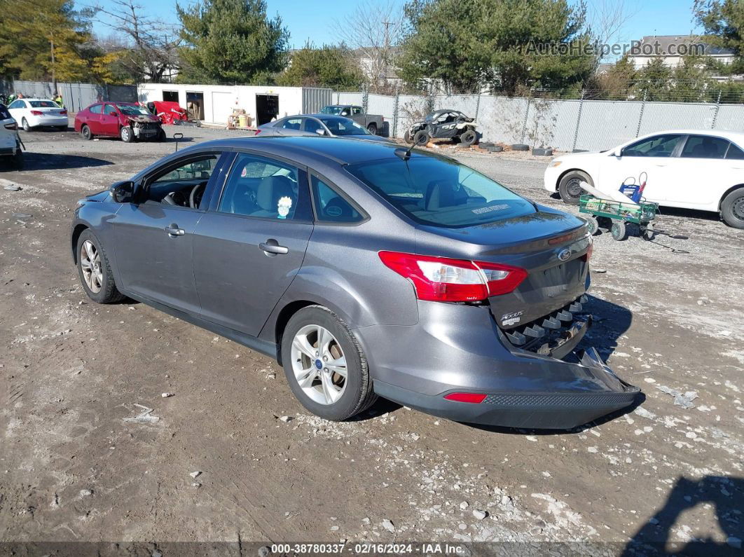 2014 Ford Focus Se Gray vin: 1FADP3F2XEL352988