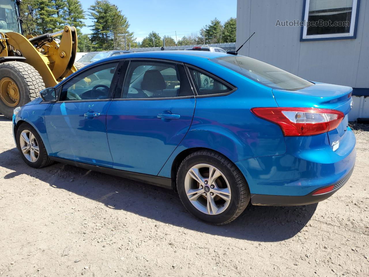 2014 Ford Focus Se Blue vin: 1FADP3F2XEL358810