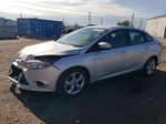 2014 Ford Focus Se Silver vin: 1FADP3F2XEL363070