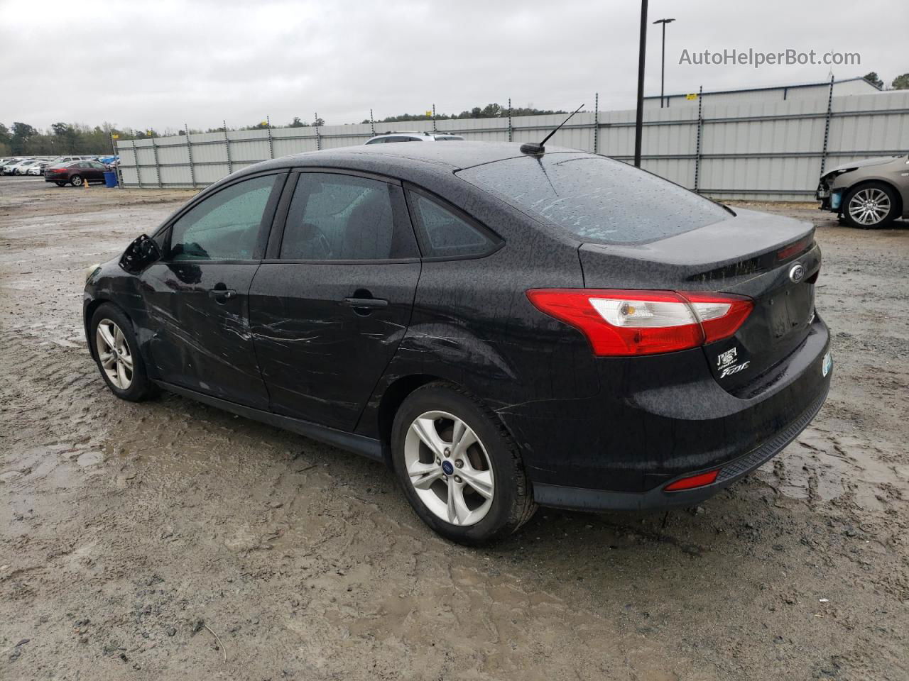 2014 Ford Focus Se Black vin: 1FADP3F2XEL410078