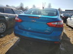 2014 Ford Focus Se Blue vin: 1FADP3F2XEL440830