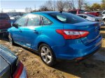 2014 Ford Focus Se Blue vin: 1FADP3F2XEL440830