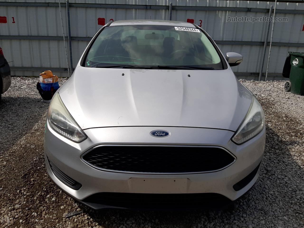 2015 Ford Focus Se Silver vin: 1FADP3F2XFL206222