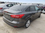 2015 Ford Focus Se Gray vin: 1FADP3F2XFL207466