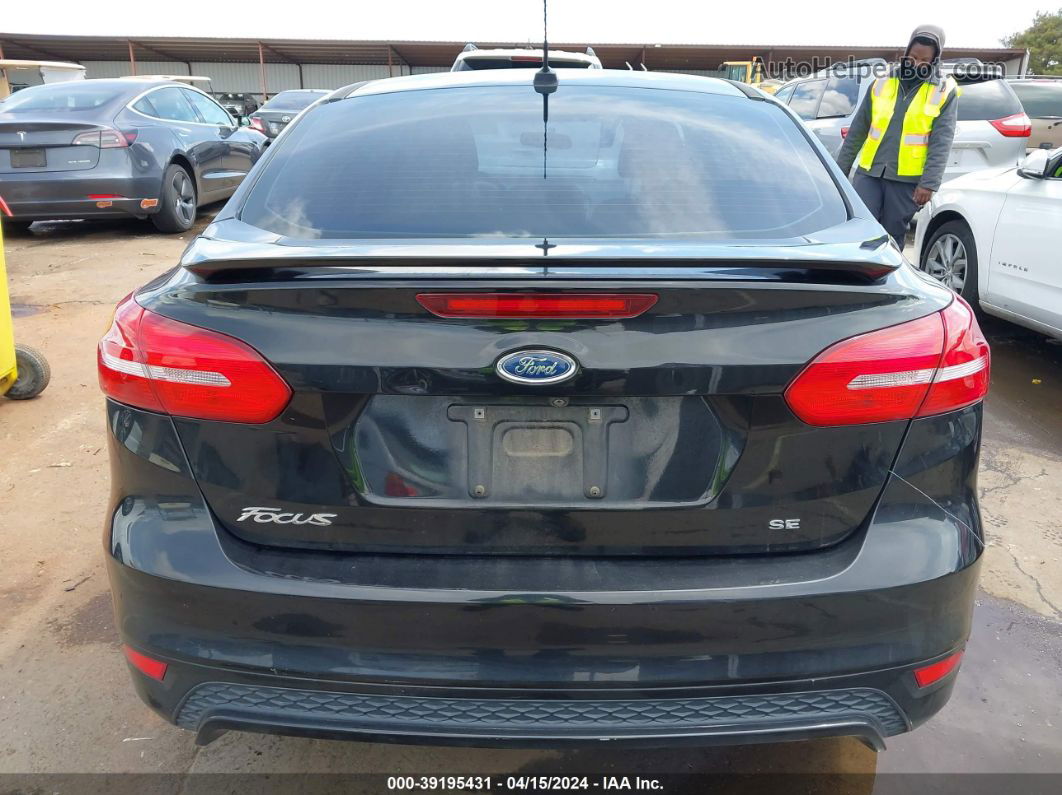 2015 Ford Focus Se Черный vin: 1FADP3F2XFL211324