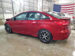 2015 Ford Focus Se Maroon vin: 1FADP3F2XFL261334