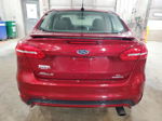 2015 Ford Focus Se Maroon vin: 1FADP3F2XFL261334