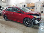 2015 Ford Focus Se Maroon vin: 1FADP3F2XFL261334