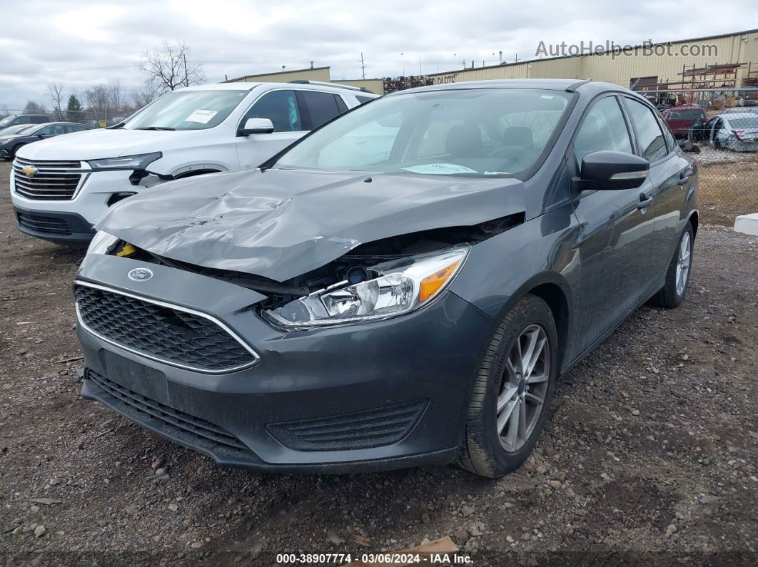 2017 Ford Focus Se Gray vin: 1FADP3F2XHL244018