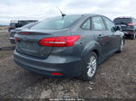 2017 Ford Focus Se Gray vin: 1FADP3F2XHL244018