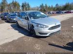 2017 Ford Focus Se Silver vin: 1FADP3F2XHL301270