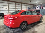 2017 Ford Focus Se Red vin: 1FADP3FE1HL275975