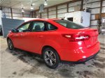 2017 Ford Focus Se Red vin: 1FADP3FE1HL275975
