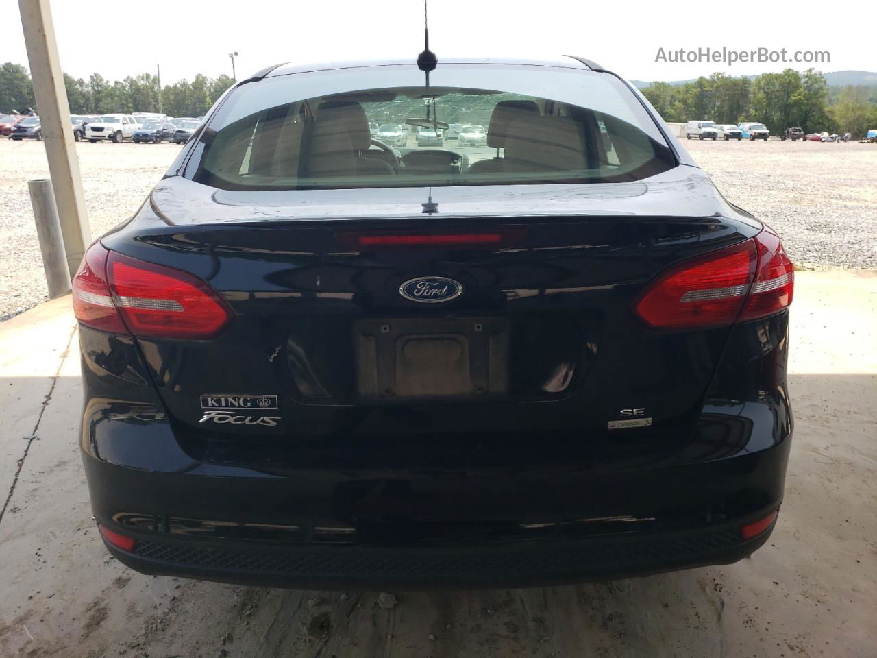 2017 Ford Focus Se Black vin: 1FADP3FE2HL316131