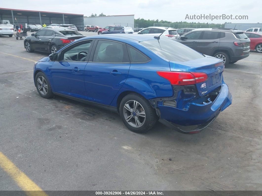 2018 Ford Focus Se Синий vin: 1FADP3FE2JL269365