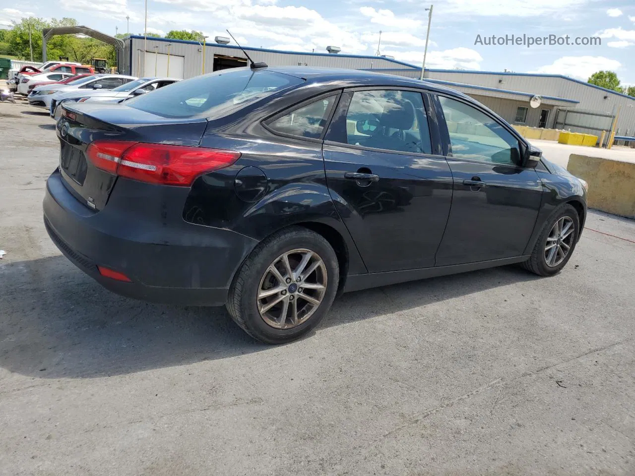 2017 Ford Focus Se Black vin: 1FADP3FE4HL289241