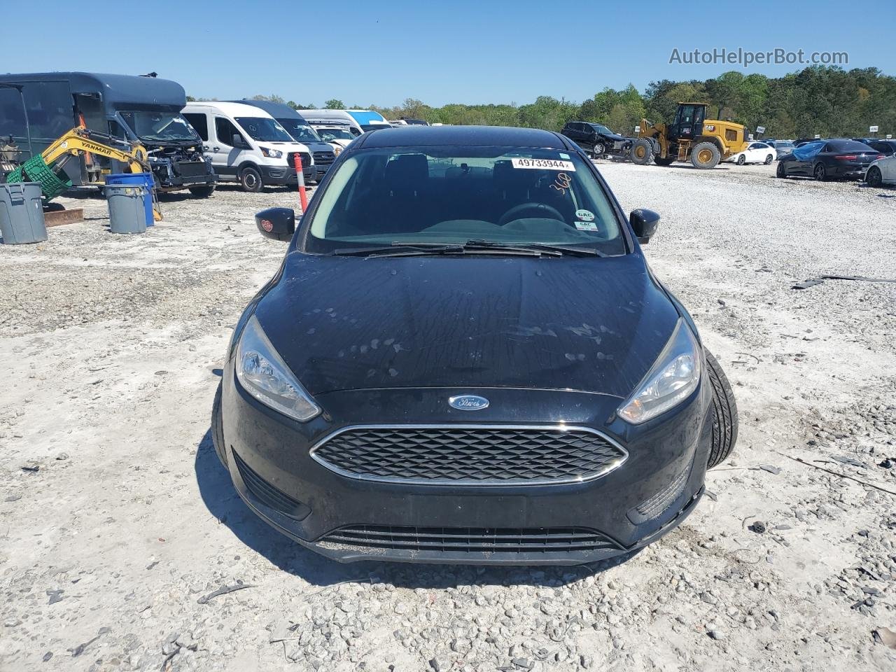 2018 Ford Focus Se Black vin: 1FADP3FE5JL208463