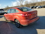 2018 Ford Focus Se Orange vin: 1FADP3FE5JL240684