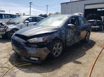 2018 Ford Focus Se Gray vin: 1FADP3FE5JL260000