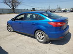 2018 Ford Focus Se Blue vin: 1FADP3FE6JL265142