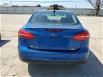 2018 Ford Focus Se Blue vin: 1FADP3FE6JL265142