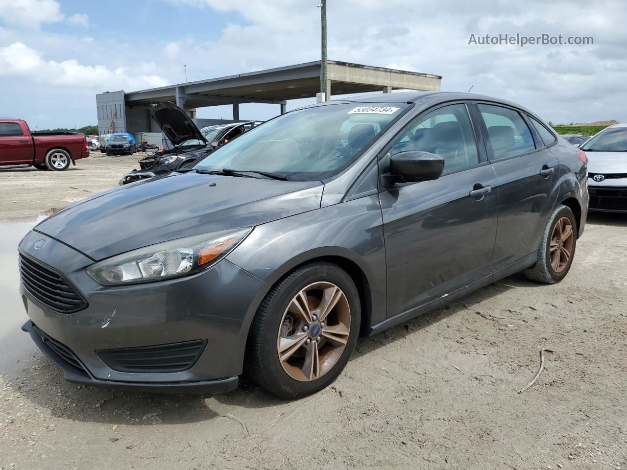 2018 Ford Focus Se Угольный vin: 1FADP3FE7JL209274