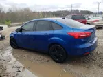 2018 Ford Focus Se Blue vin: 1FADP3FE7JL310511