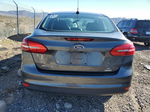 2018 Ford Focus Se Gray vin: 1FADP3FE7JL313151