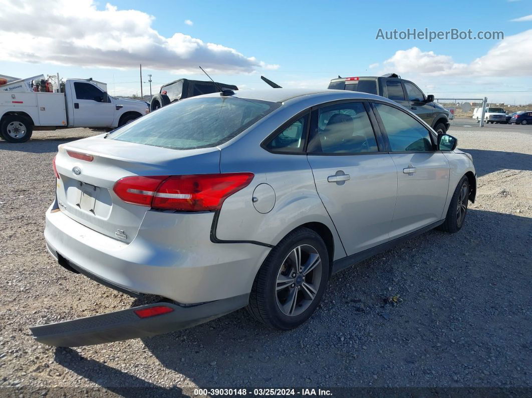 2017 Ford Focus Se Silver vin: 1FADP3FE8HL256629