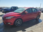 2017 Ford Focus Se Red vin: 1FADP3FE8HL332415