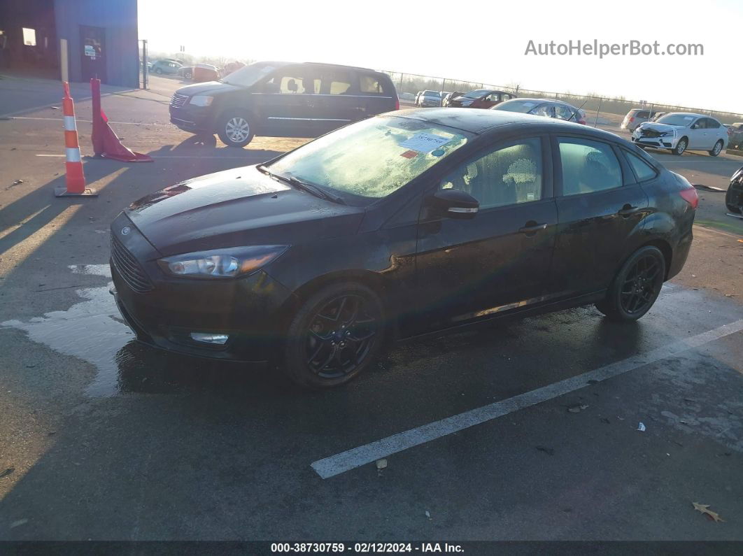 2016 Ford Focus Se Black vin: 1FADP3FE9GL274944