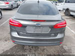 2018 Ford Focus Se Gray vin: 1FADP3FE9JL322501