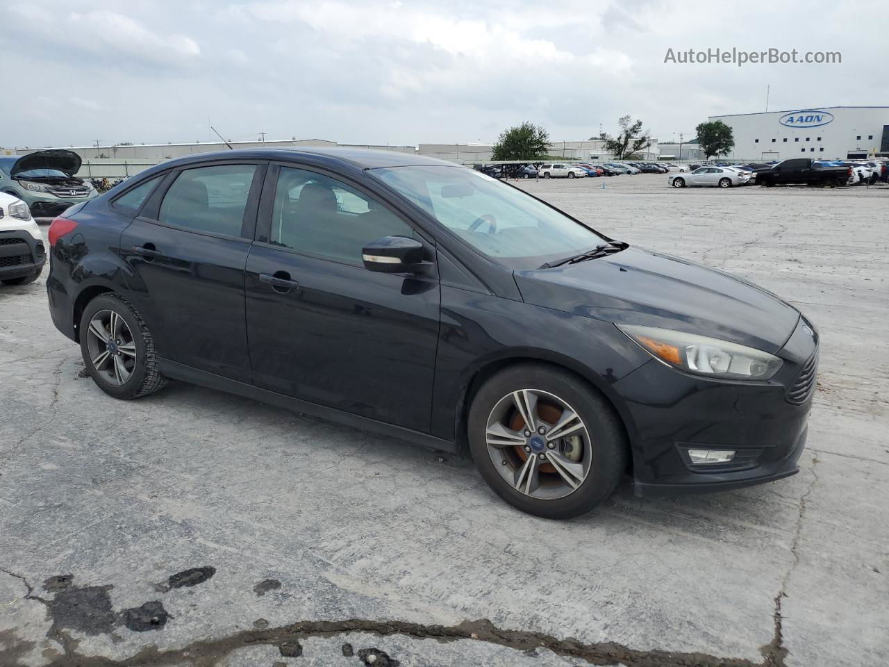 2016 Ford Focus Se Black vin: 1FADP3FEXGL332236