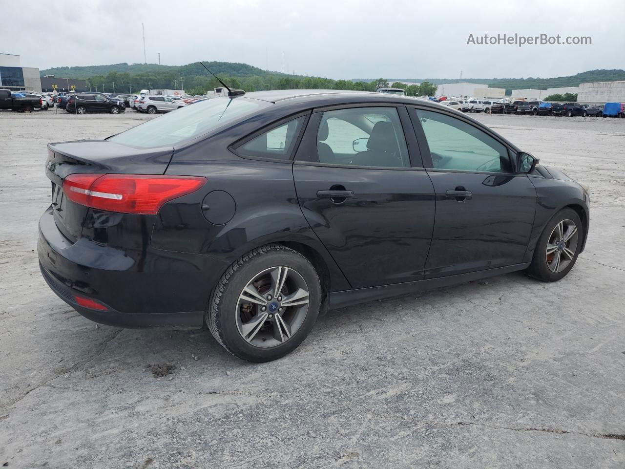 2016 Ford Focus Se Black vin: 1FADP3FEXGL332236