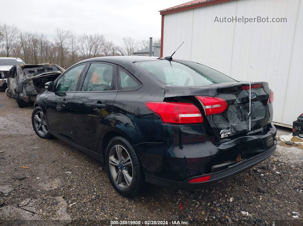 2017 Ford Focus Se Black vin: 1FADP3FEXHL289700