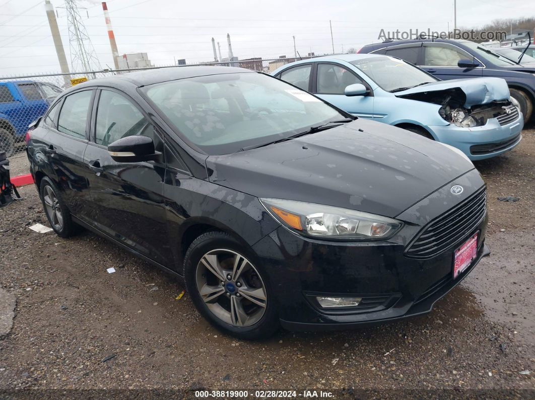 2017 Ford Focus Se Black vin: 1FADP3FEXHL289700