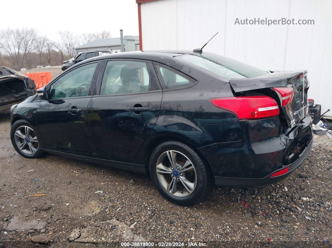 2017 Ford Focus Se Black vin: 1FADP3FEXHL289700