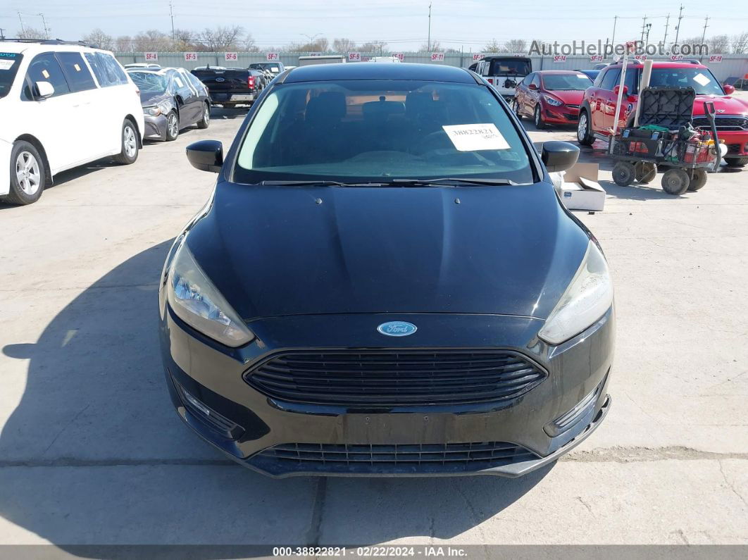 2018 Ford Focus Se Black vin: 1FADP3FEXJL210757