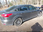 2018 Ford Focus Sel Gray vin: 1FADP3H21JL215168