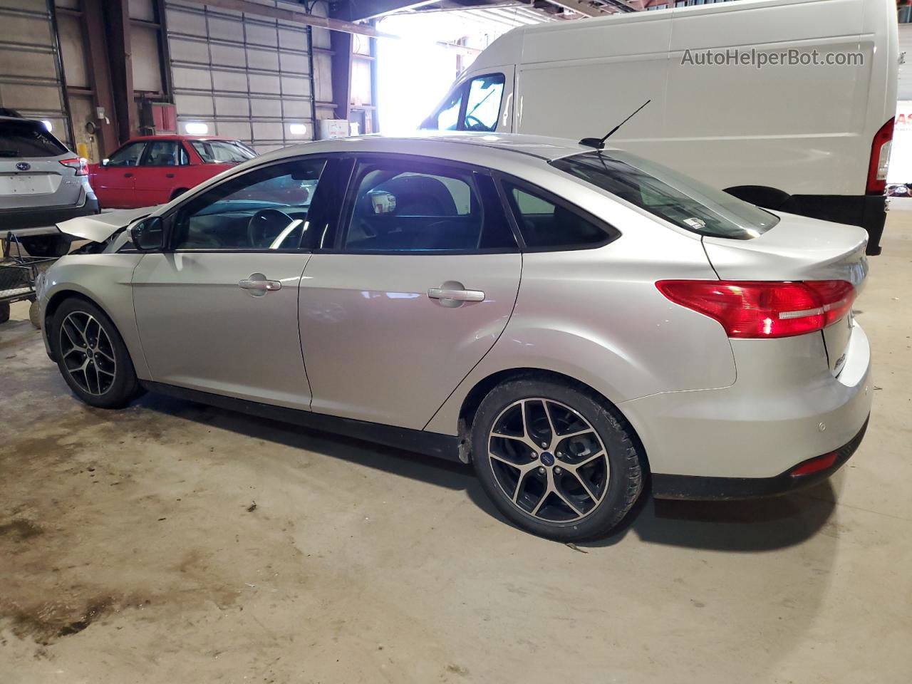 2018 Ford Focus Sel Silver vin: 1FADP3H21JL309664