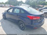 2017 Ford Focus Sel Blue vin: 1FADP3H22HL241143