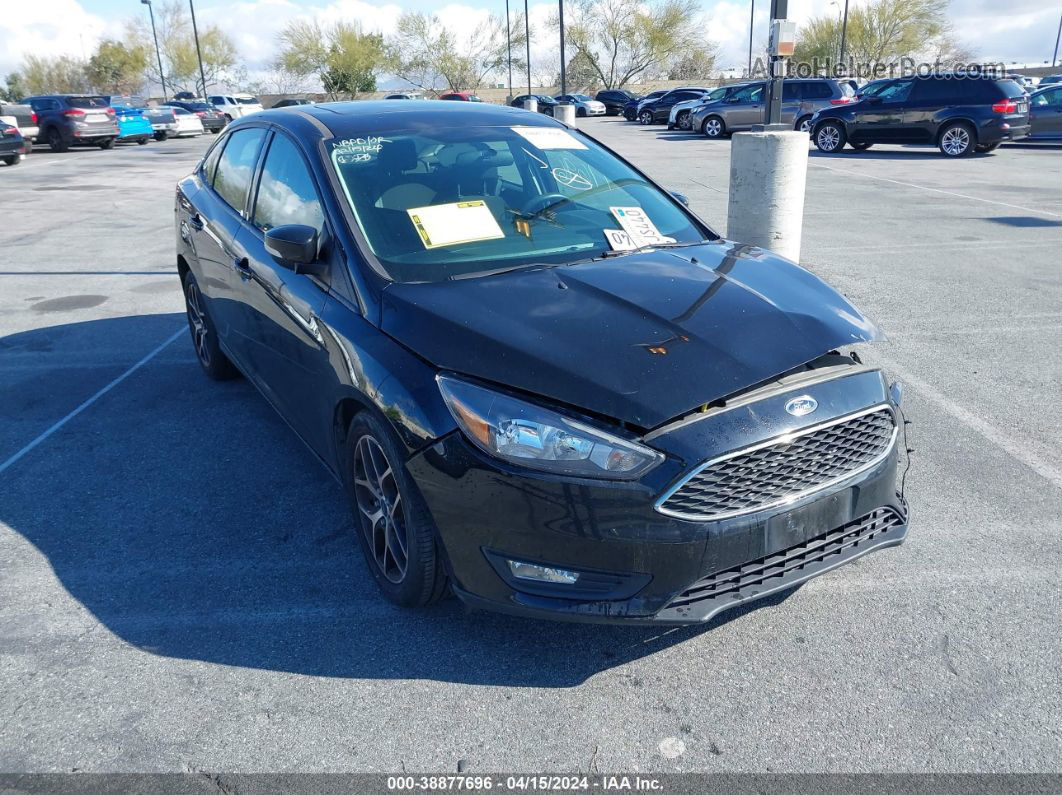 2018 Ford Focus Sel Black vin: 1FADP3H22JL270664