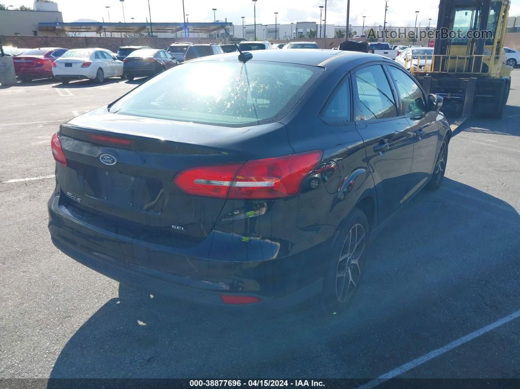 2018 Ford Focus Sel Black vin: 1FADP3H22JL270664