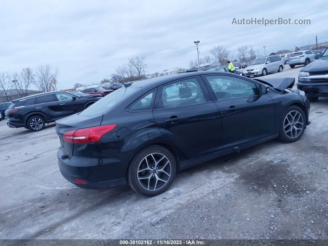 2018 Ford Focus Sel Черный vin: 1FADP3H25JL300496